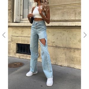 12th Tribe Brooklyn Slash Boyfriend Jeans